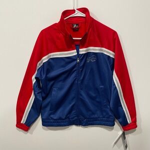 Buffalo Bills Track Jacket Red Blue Women's S NFL Football Athletic Wear‎
